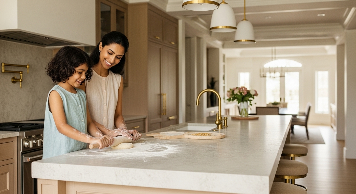 Luxury kitchen interior by Daasha Living